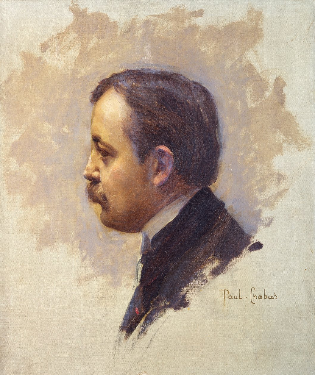 Marcel Prevost (1862-1941) (olie på lærred) af Paul Chabas