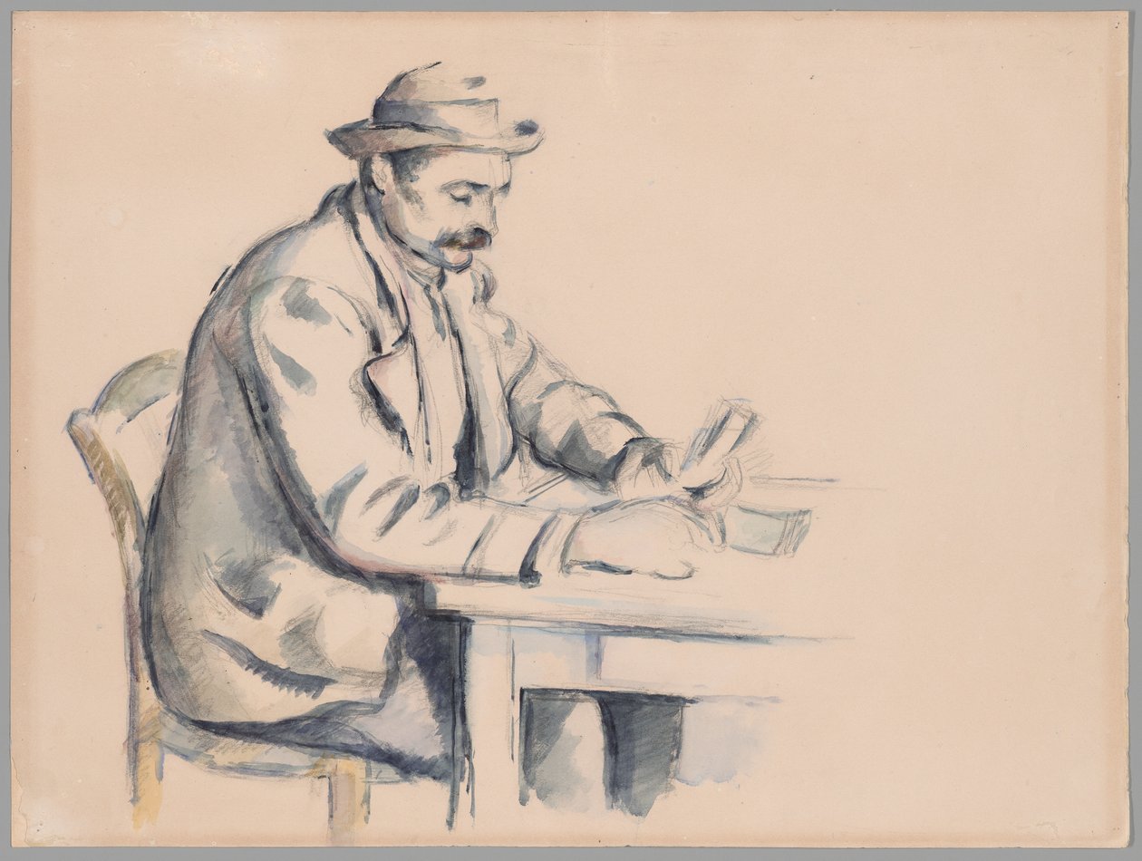 En undersøgelse for kortspillere af Paul Cézanne