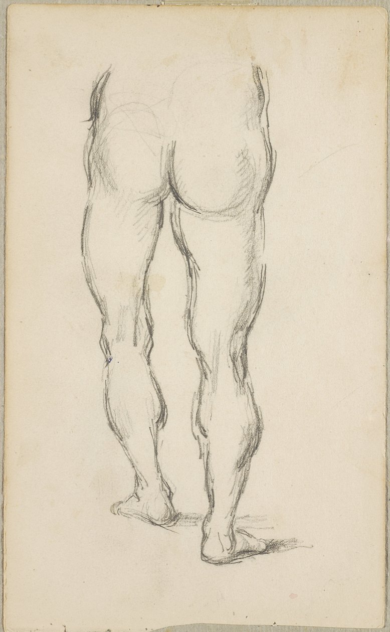 Efter Luca Signorelli: undersøgelse af ben, c.1883-86 af Paul Cézanne