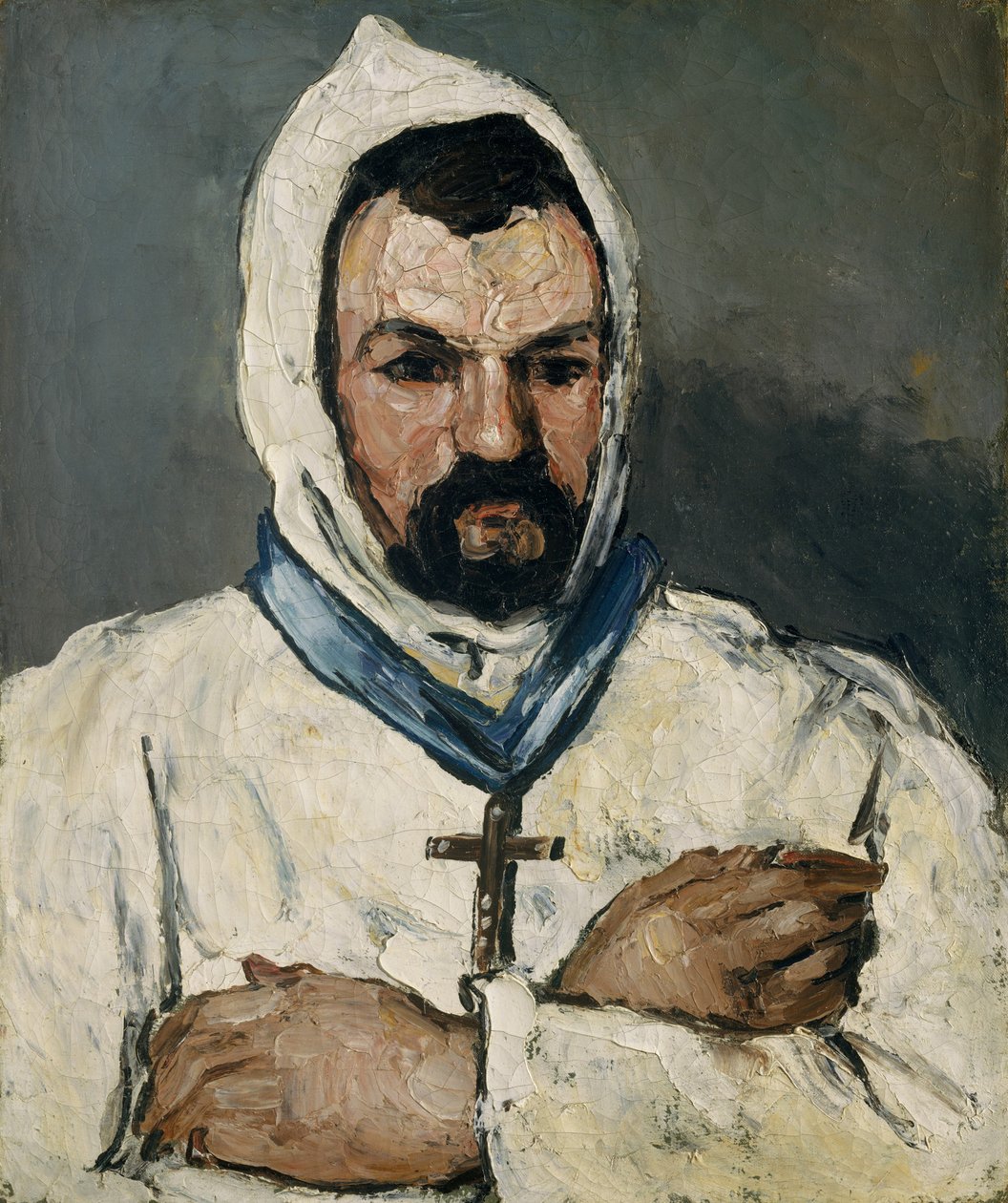 Antoine Dominique Sauveur Aubert født 1817, kunstnerens onkel, som munk, 1866. af Paul Cézanne