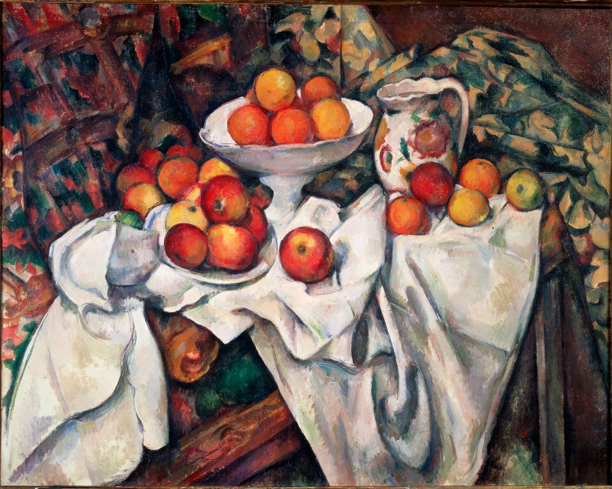 Æbler og appelsiner af Paul Cézanne