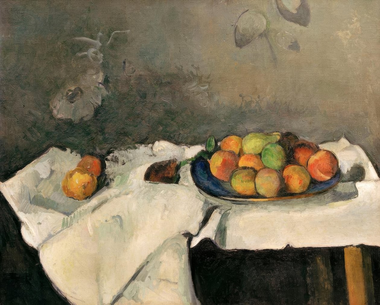 Tallerken med ferskner af Paul Cézanne