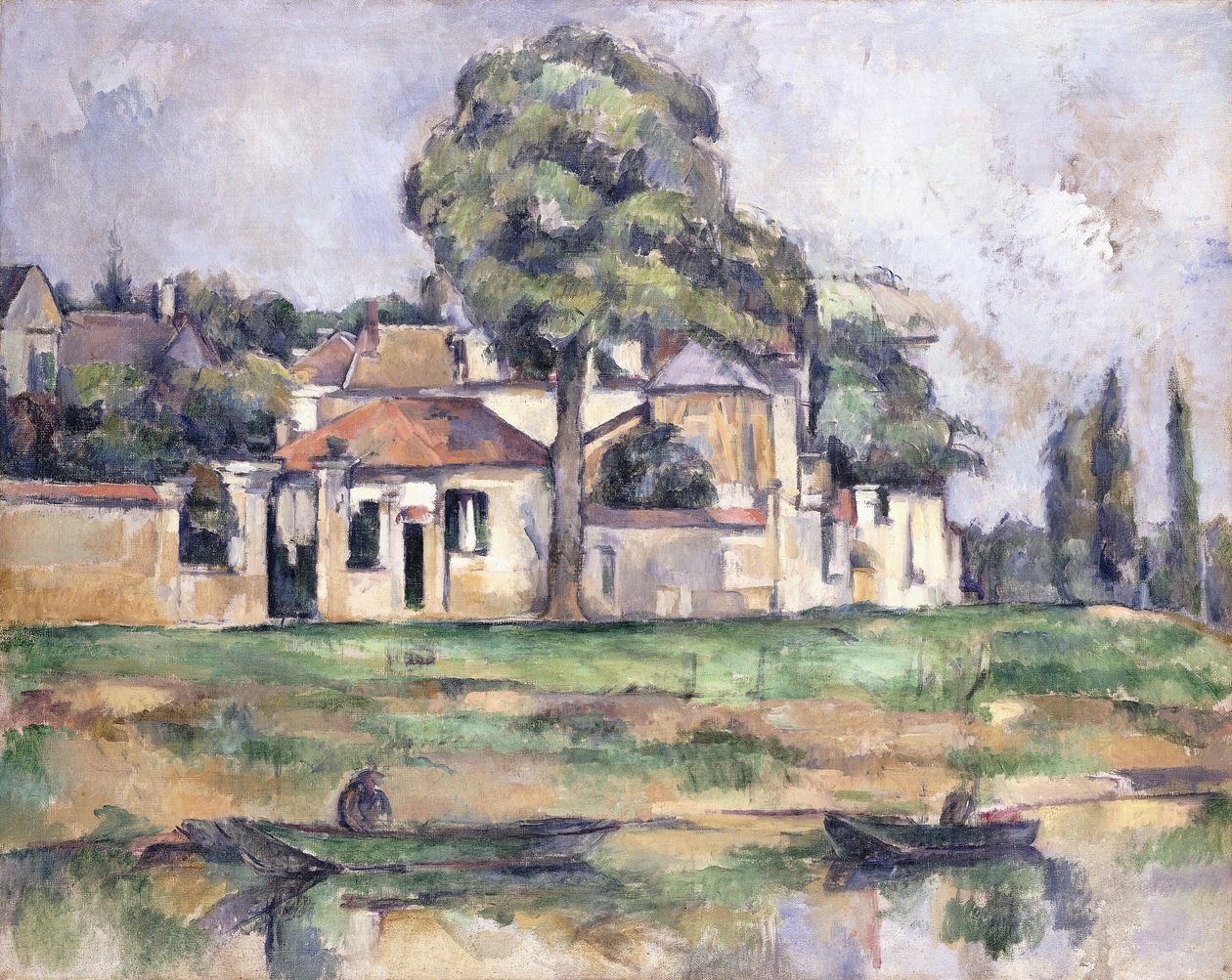 Banks of the Marne, 1888 af Paul Cézanne