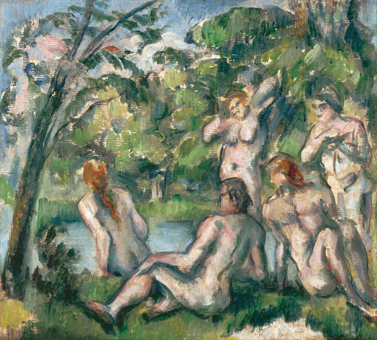 Badende af Cezanne, Paul (1839-1906) af Paul Cézanne