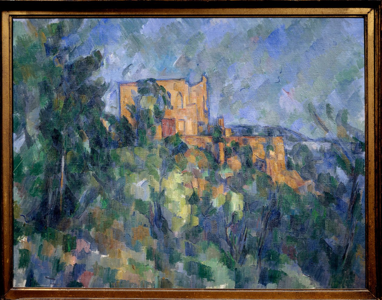 Sort Chateau Maleri af Paul Cezanne af Paul Cézanne