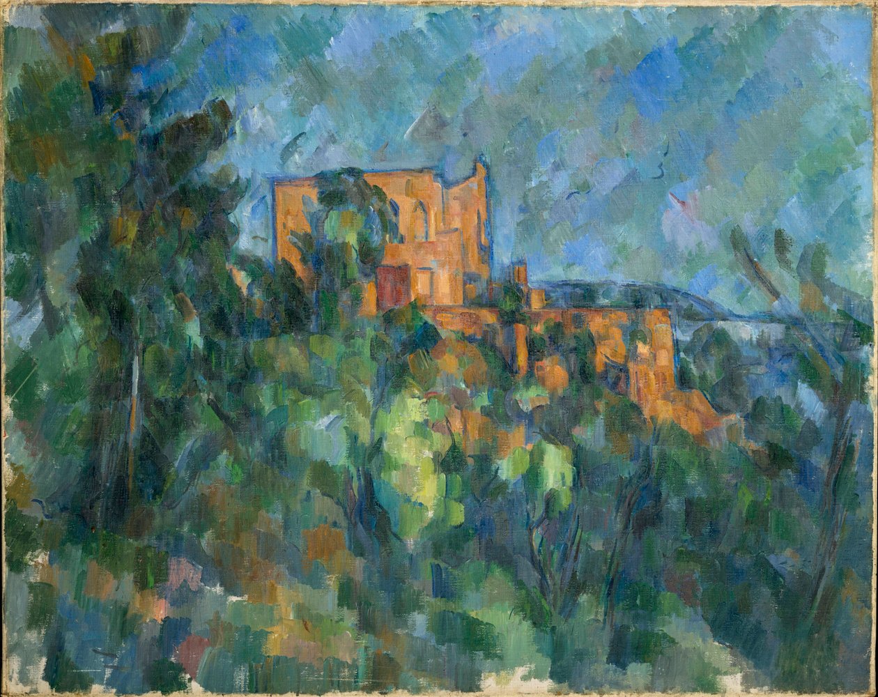Sorte Slot, 1903-1904. af Paul Cézanne
