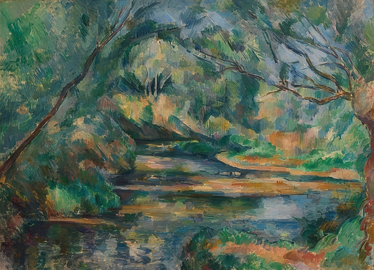 Bækken. Omkring 1895-1900 af Paul Cézanne