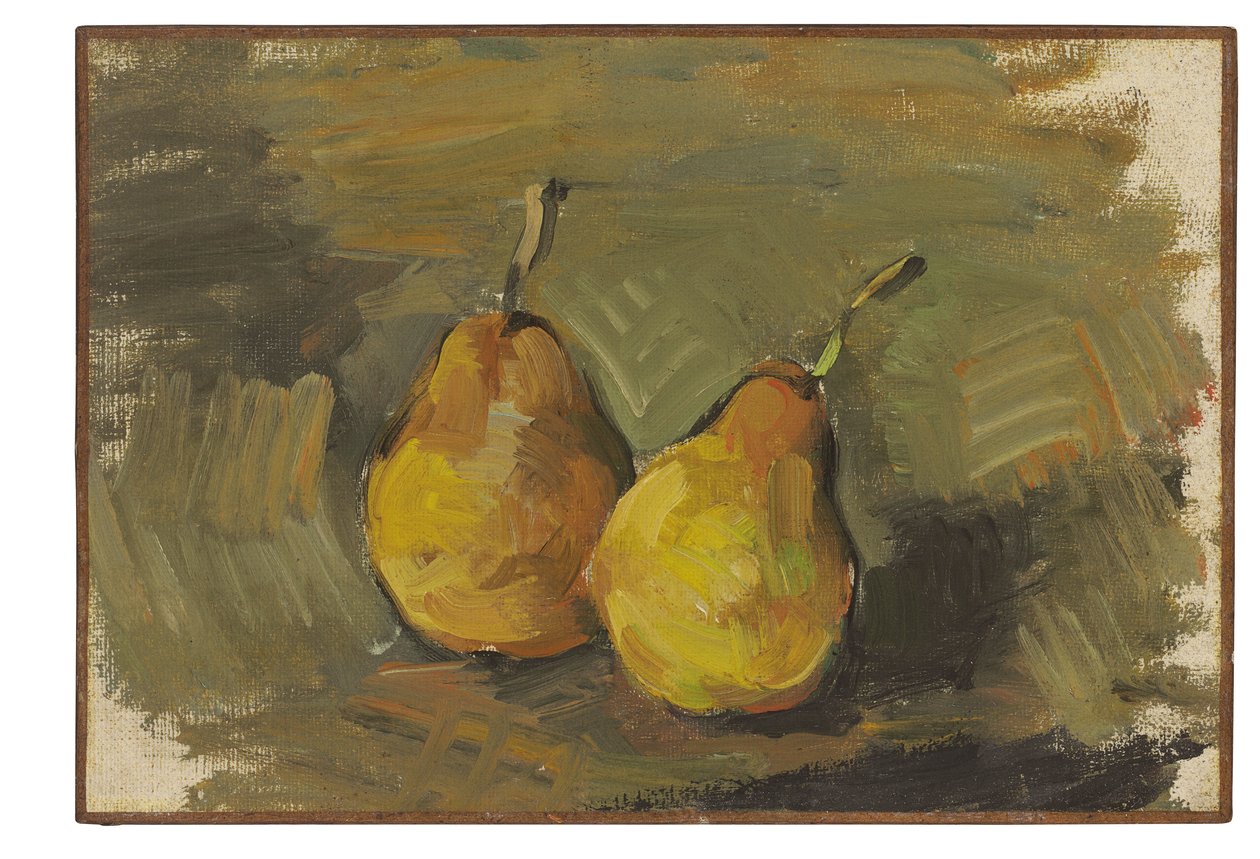 To pærer, c.1875 af Paul Cézanne