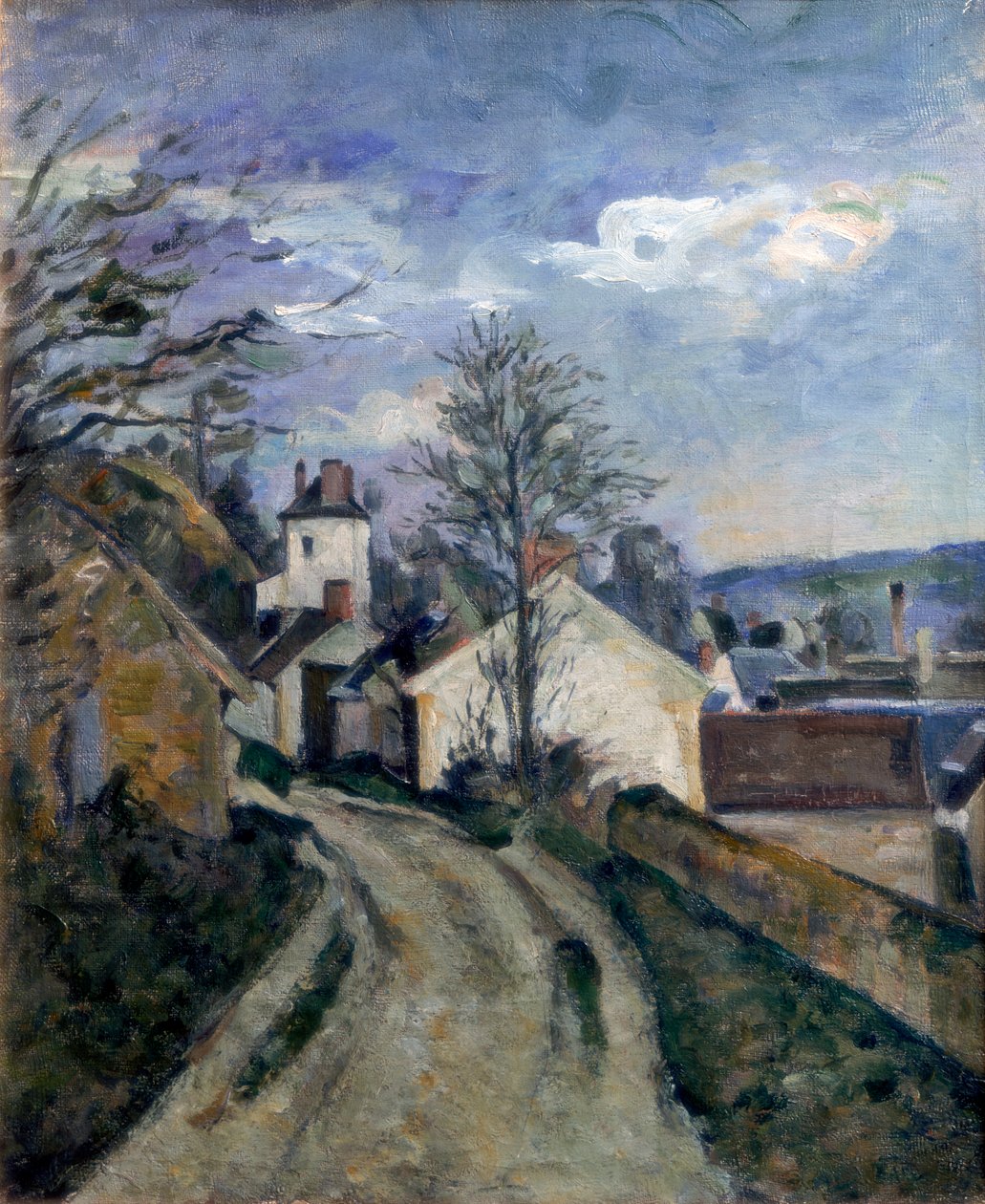 Doctor Gachets House i Auvers, c1873 af Paul Cézanne