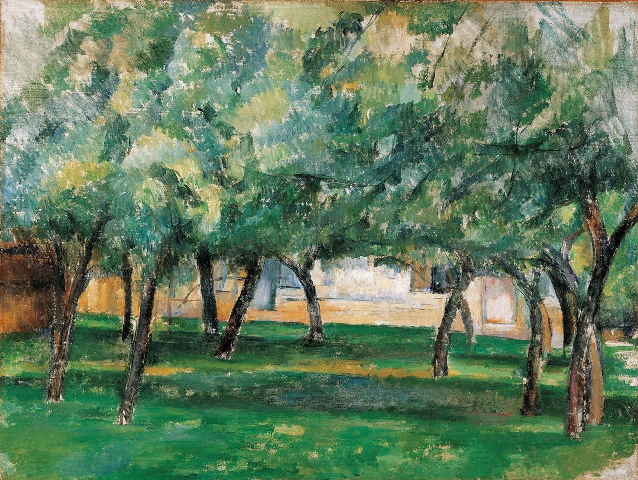 Gård i Normandiet, 1885-1886 af Paul Cézanne