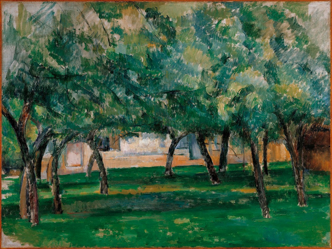 Gård i Normandiet, ca. 1885-86 af Paul Cézanne
