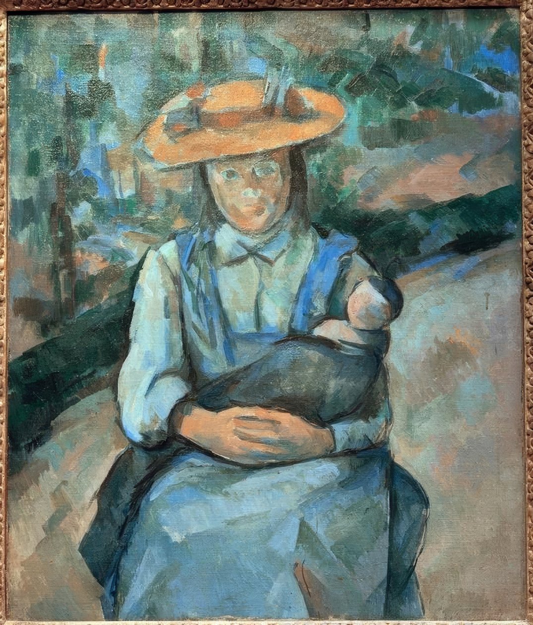 Pige med dukke af Paul Cézanne