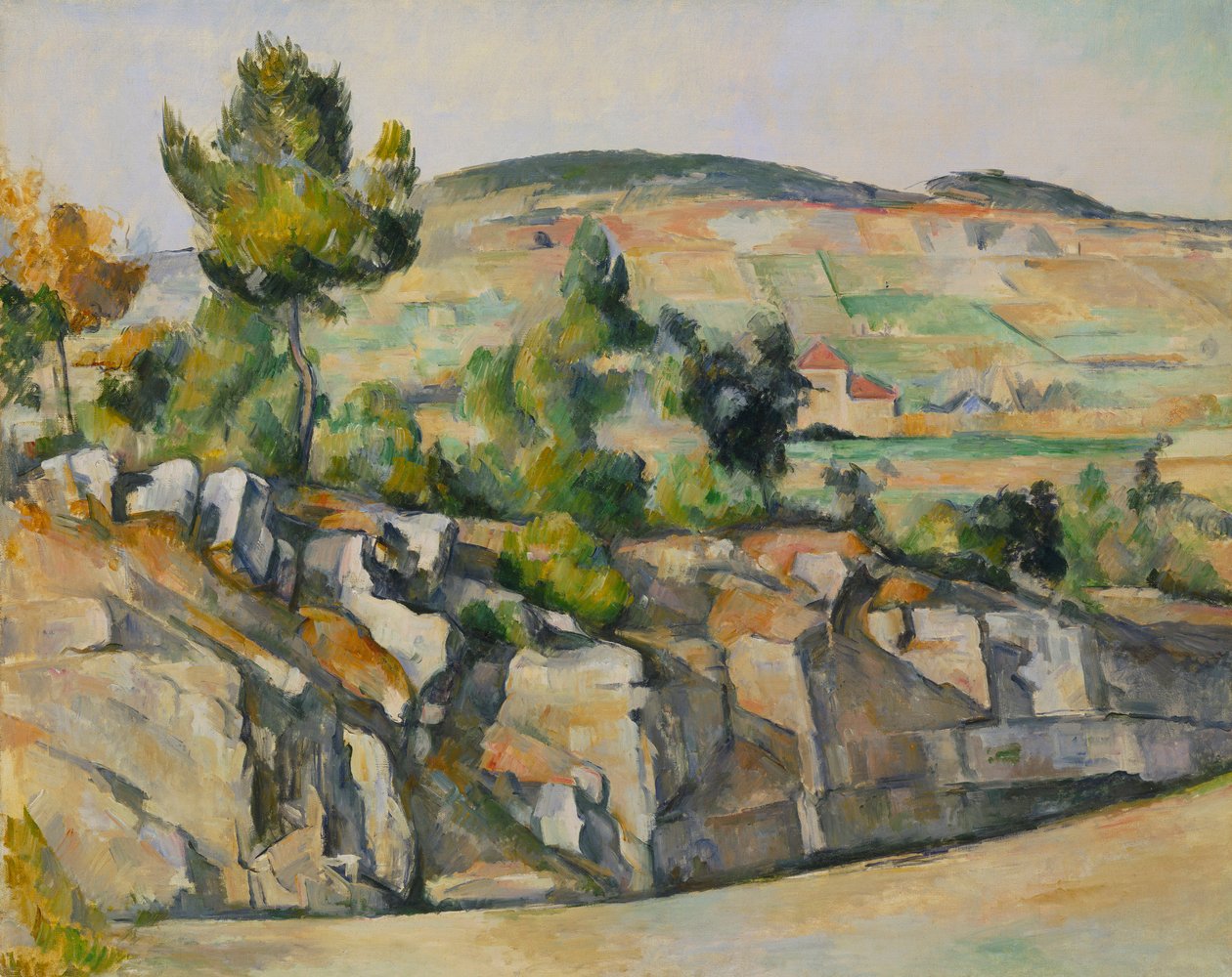 Fransk: La Route en Provence La Route en Provence af Paul Cézanne