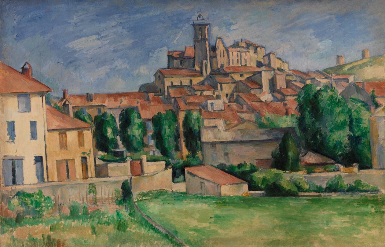 Gardanne (vandret udsigt) af Paul Cézanne