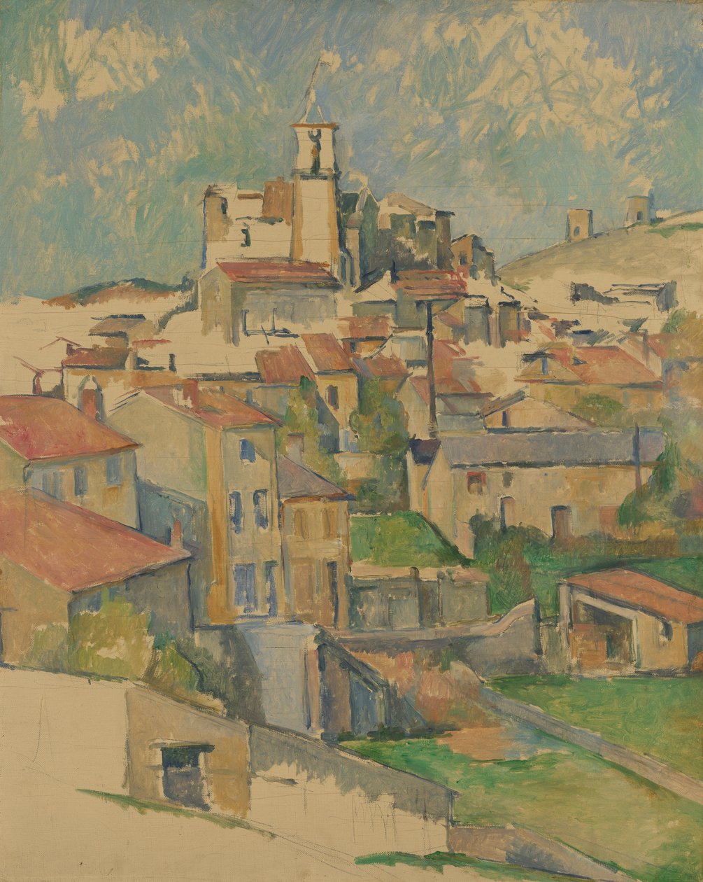 Gardanne, 1885-86. af Paul Cézanne