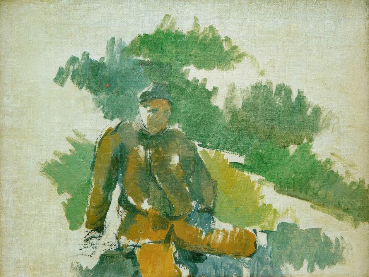 Siddende dreng (Paul Cézanne søn?) af Paul Cézanne