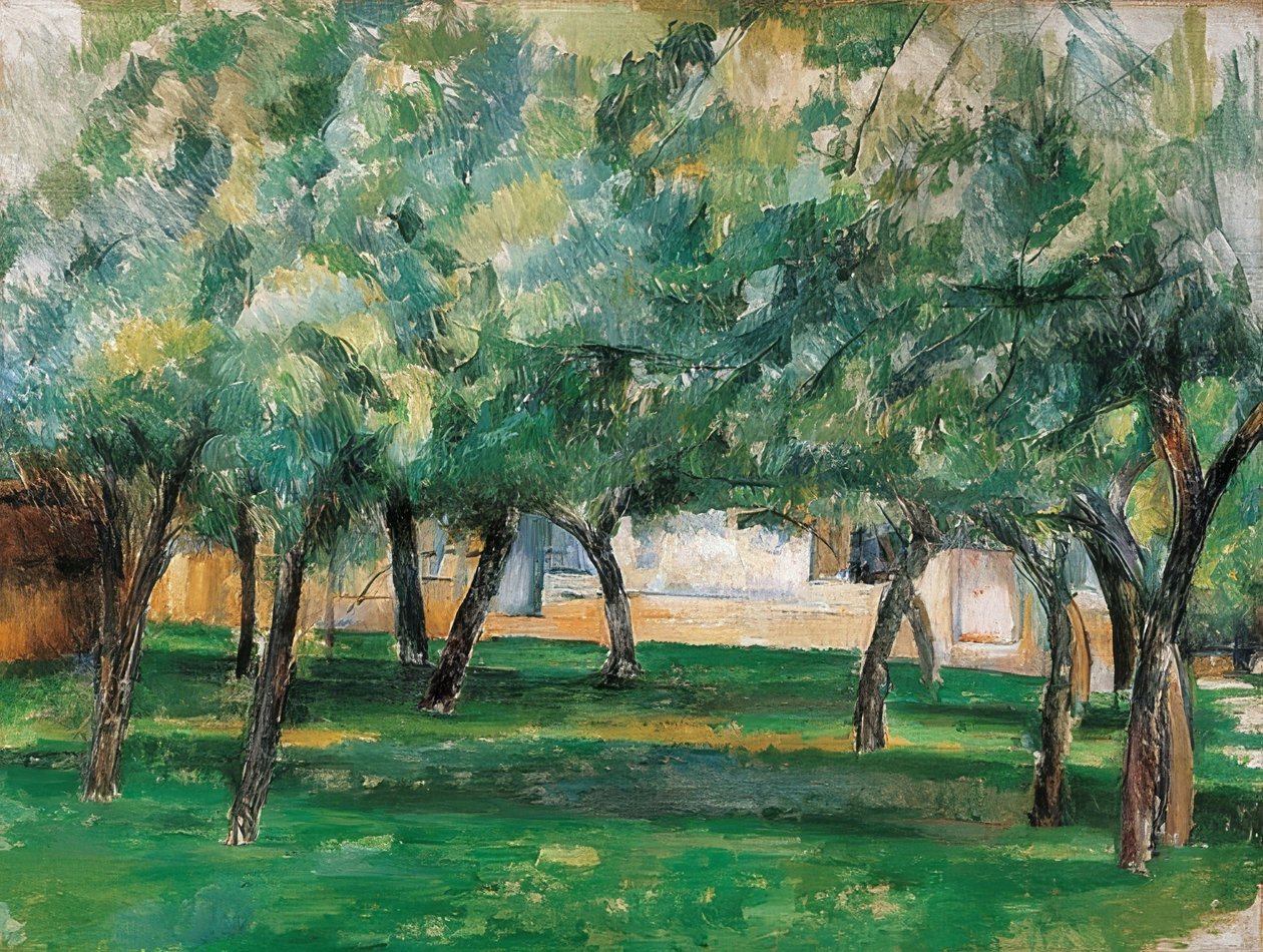Husmandssted i Normandiet. Omkring 1885-86 af Paul Cézanne
