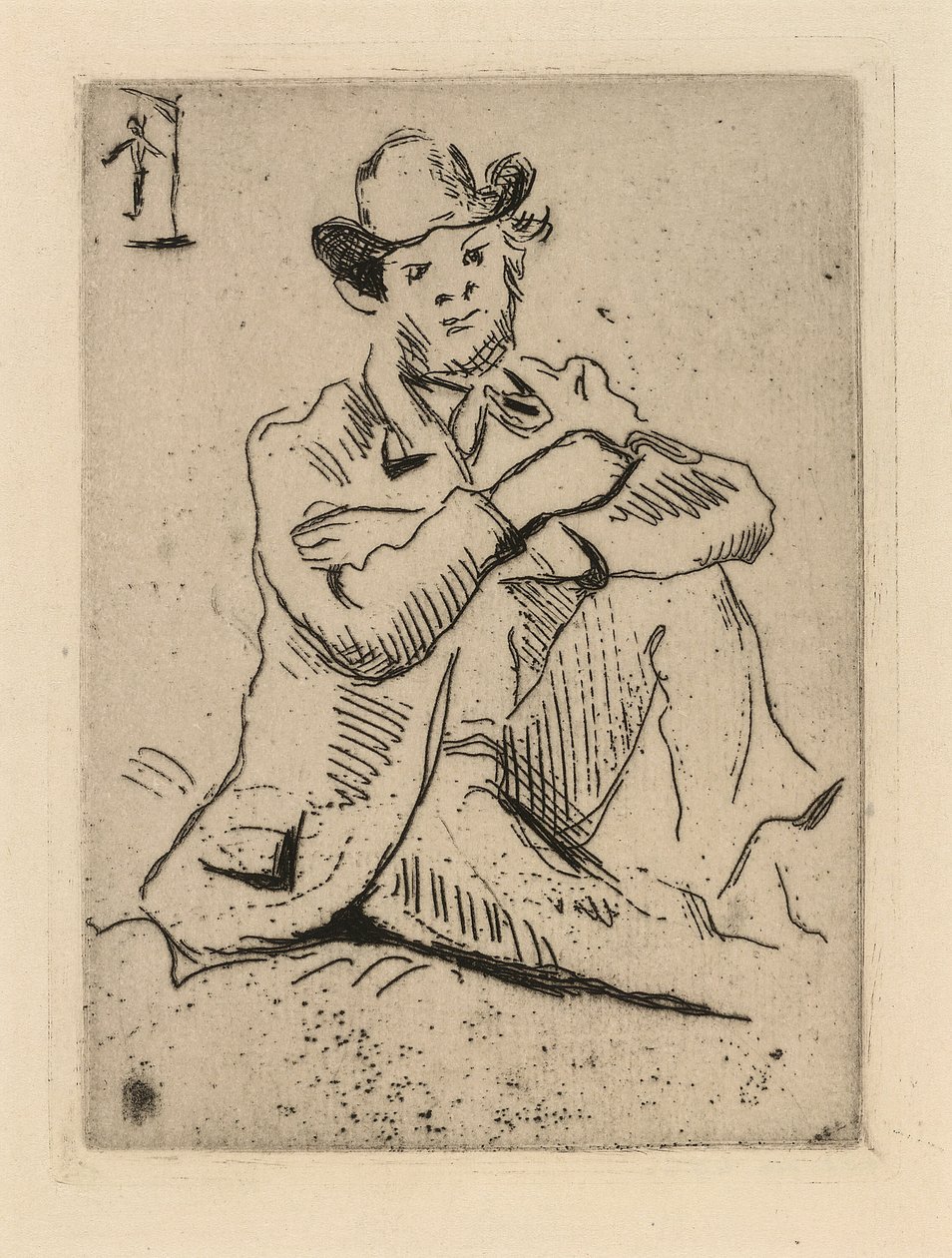 Guillaumin med den hængte mand af Paul Cézanne