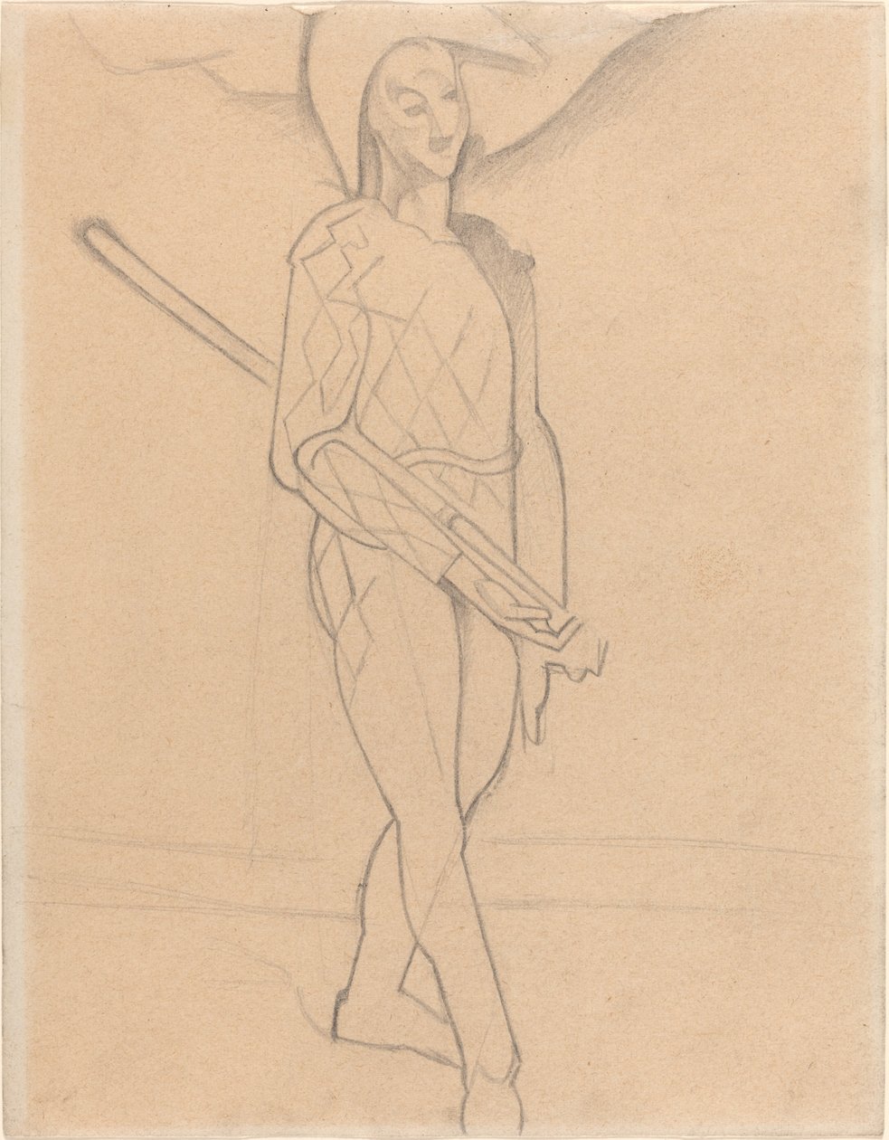 Harlekin, 1916. af Paul Cézanne