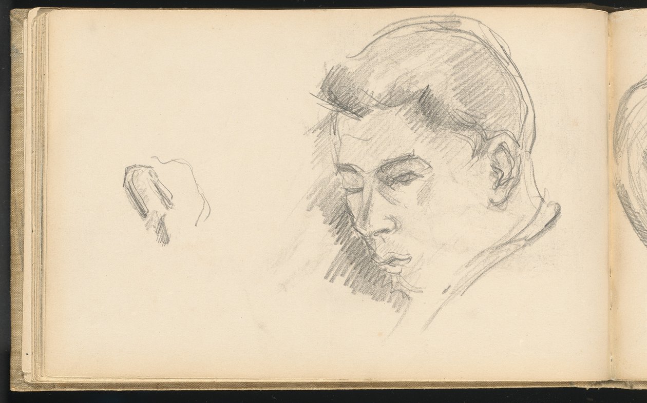 Hoved af en dreng af Paul Cézanne