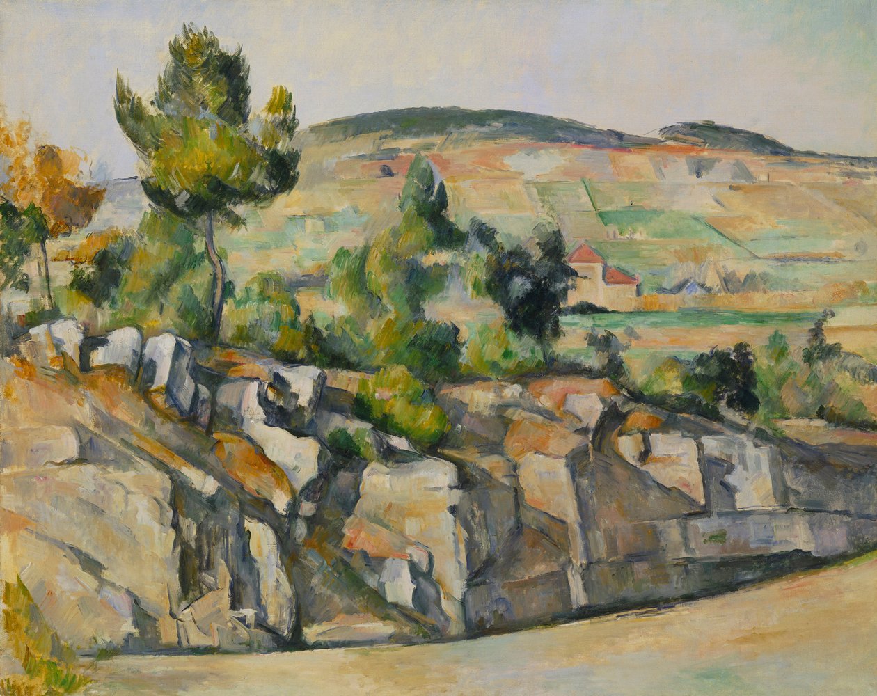 Bakkeskråning i Provence, ca. 1886-90 af Paul Cézanne
