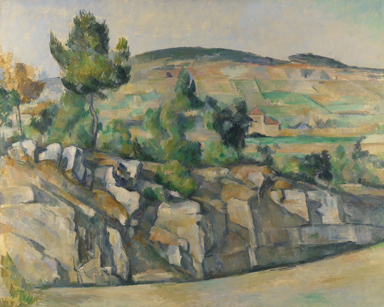 Bakkeskråning i Provence, ca. 1890 af Paul Cézanne