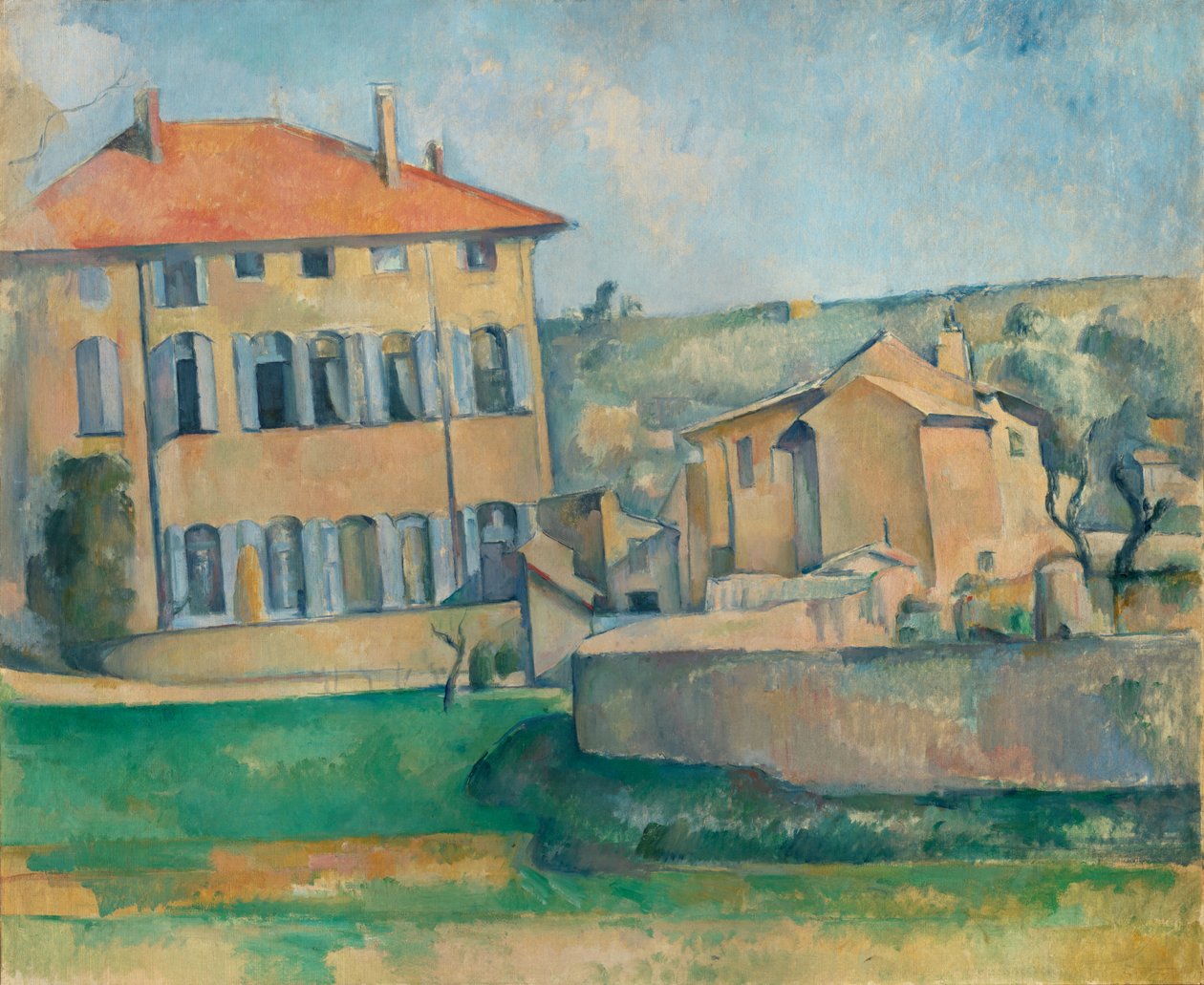 Hus i Aix af Paul Cézanne