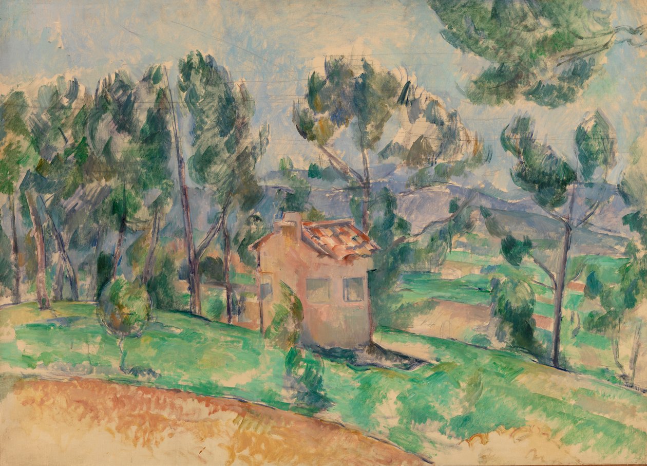Jagthytte i Provence af Paul Cézanne