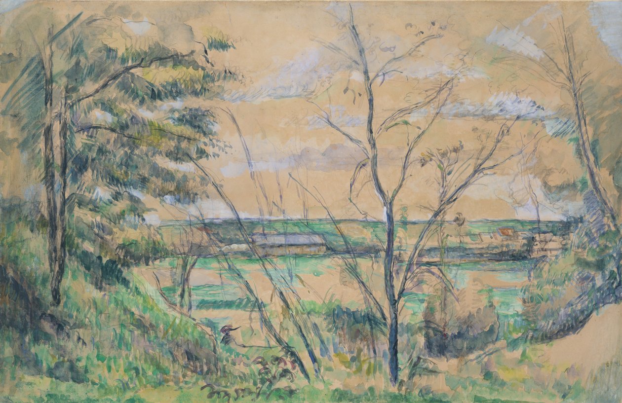 I Oisedalen, 1878-80. af Paul Cézanne