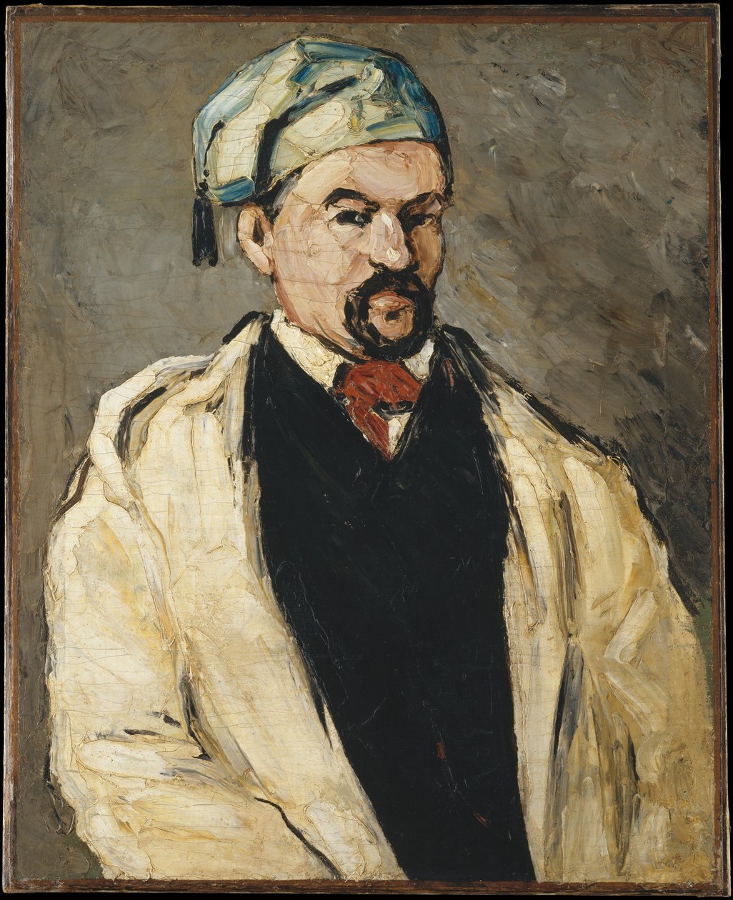 Manden med bomuldshatten af Paul Cézanne