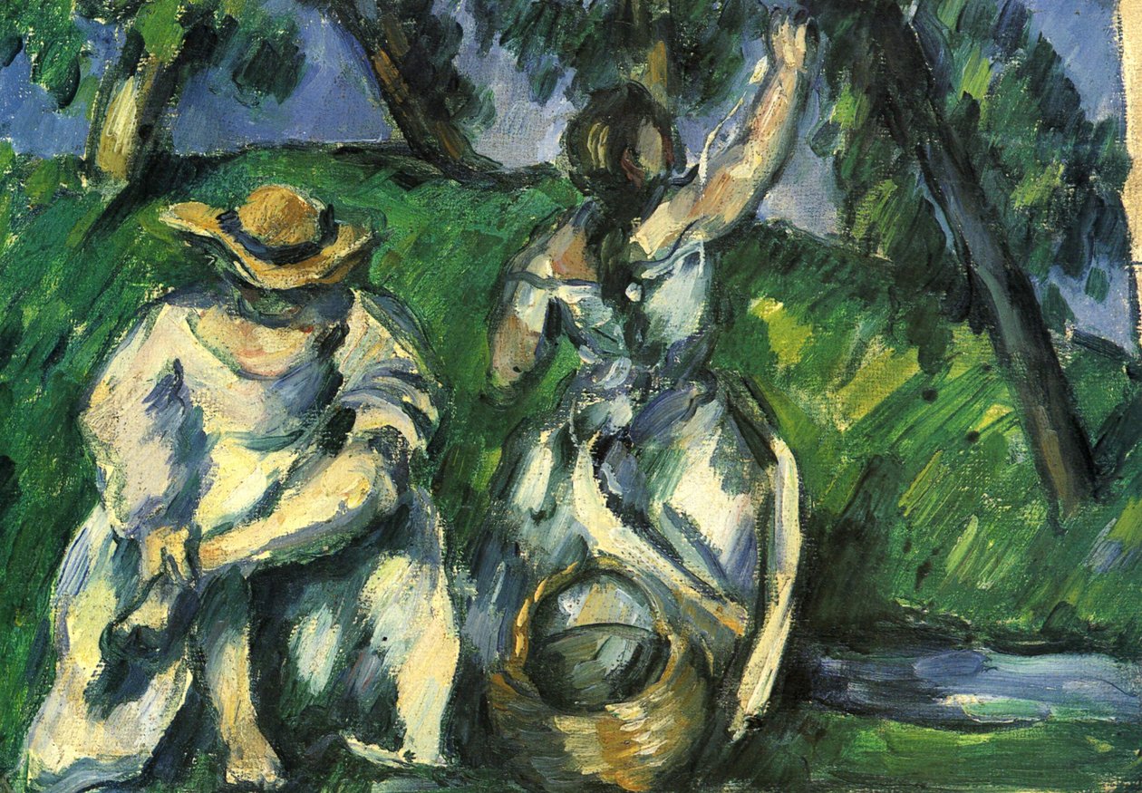 La Cueillette af Paul Cézanne