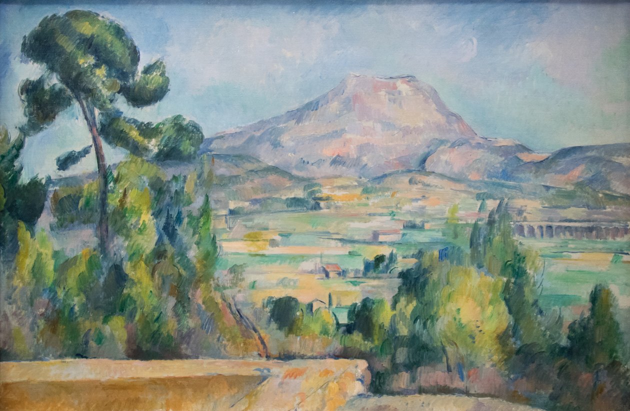 Sainte-Victoire-bjerget af Paul Cézanne
