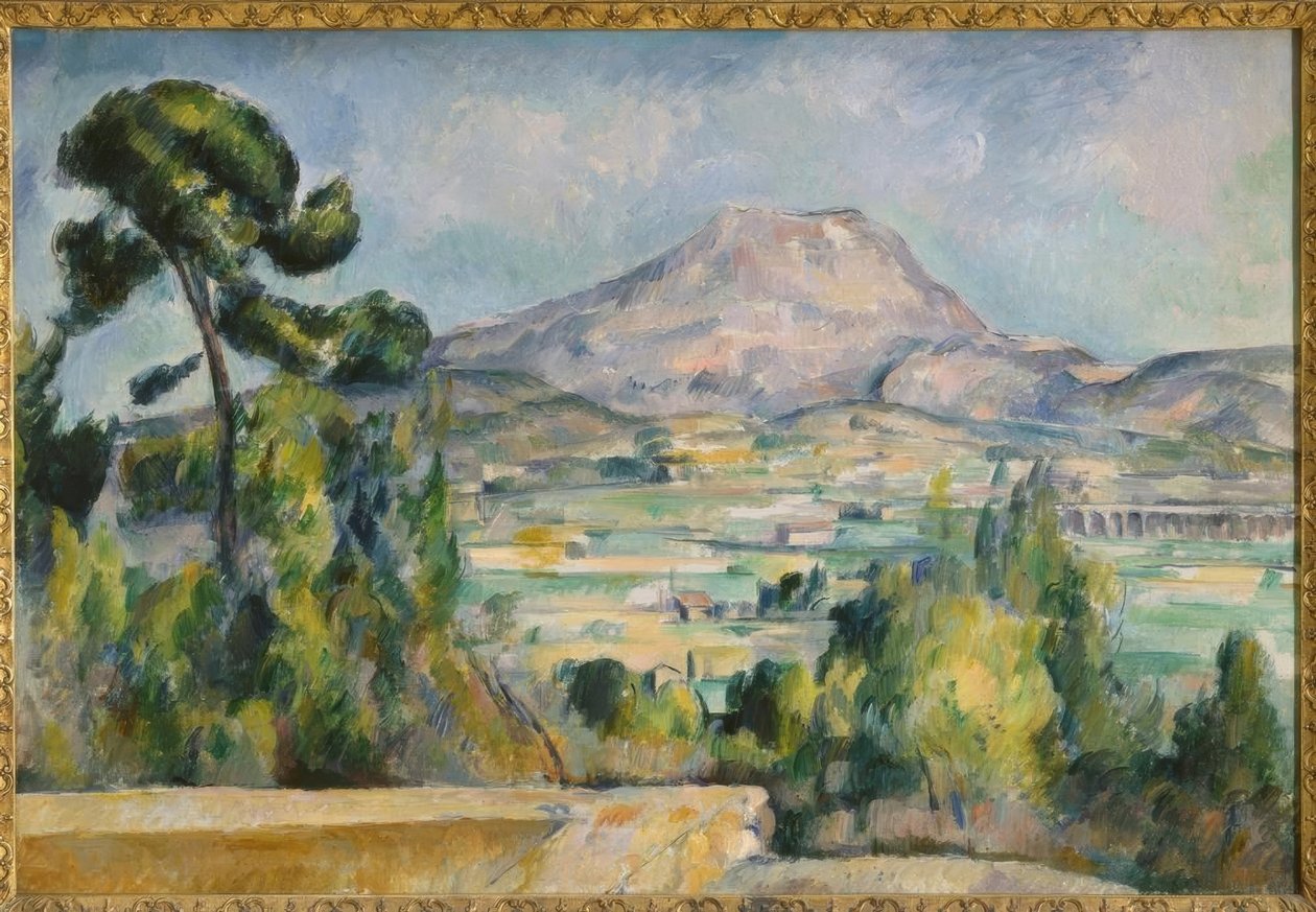 Sainte-Victoire bjerget af Paul Cézanne