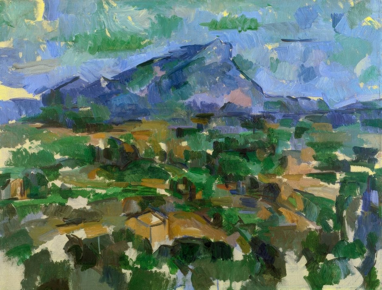 Sainte-Victoire bjerget af Paul Cézanne