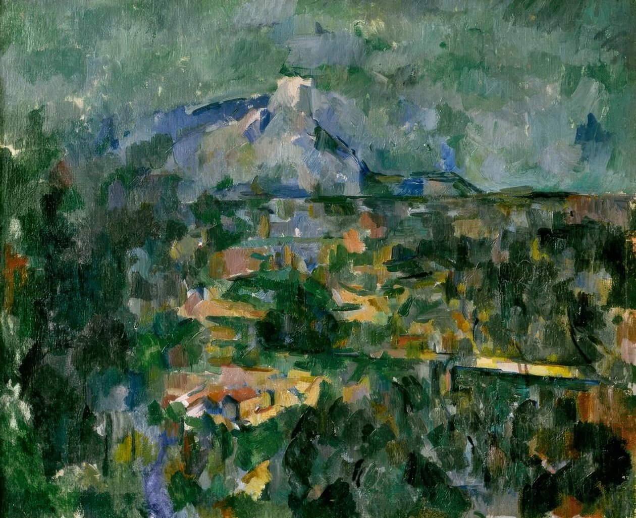 Sainte-Victoire bjerget af Paul Cézanne