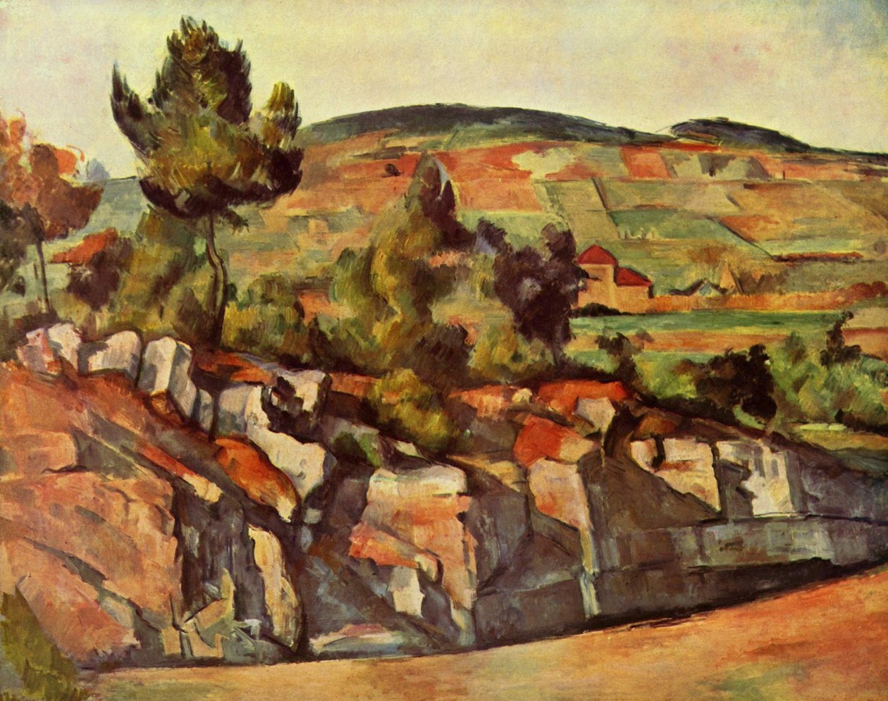 Vejen i Provence af Paul Cézanne