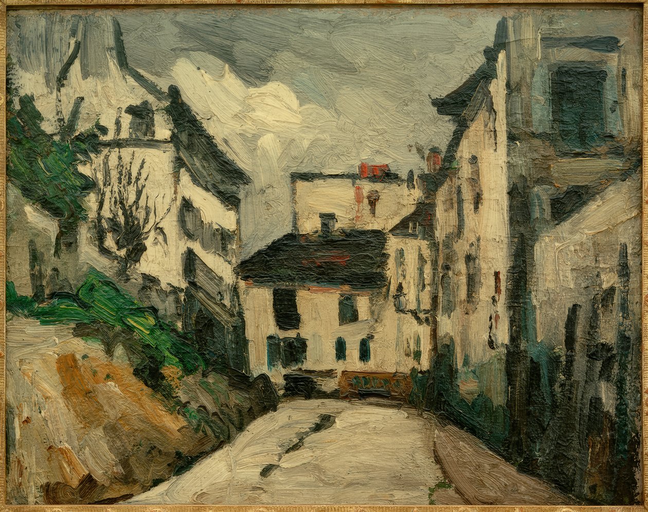 Rue des Saules i Montmartre af Paul Cézanne