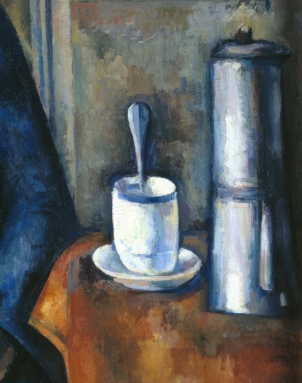 Kvinden med kaffemaskinen af Paul Cézanne