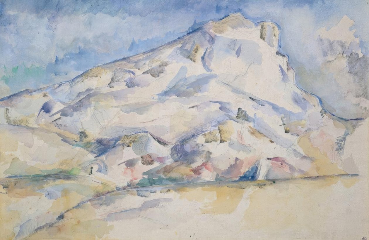 Sainte Victoire bjerget af Paul Cézanne