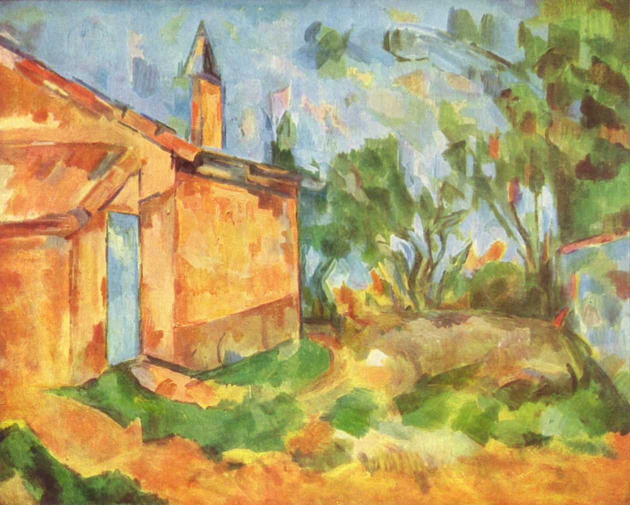 Le Cabanon de Jourdan af Paul Cézanne