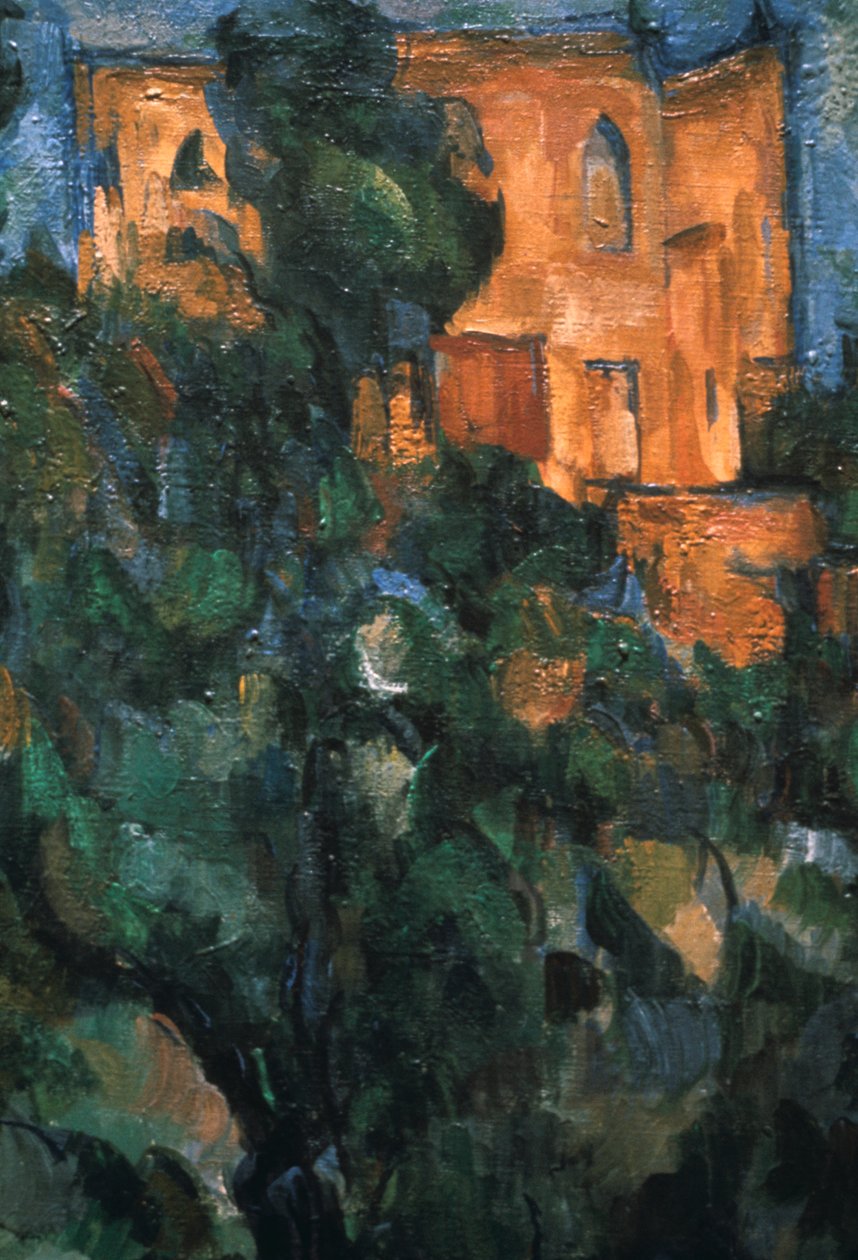 Chateau Noir, detalje, 1904-1906 af Paul Cézanne