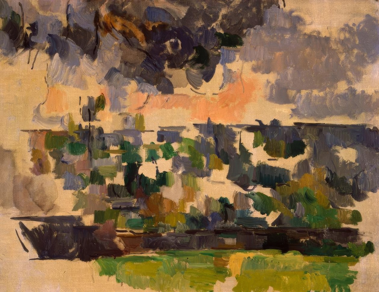 Jardin de Lauves af Paul Cézanne