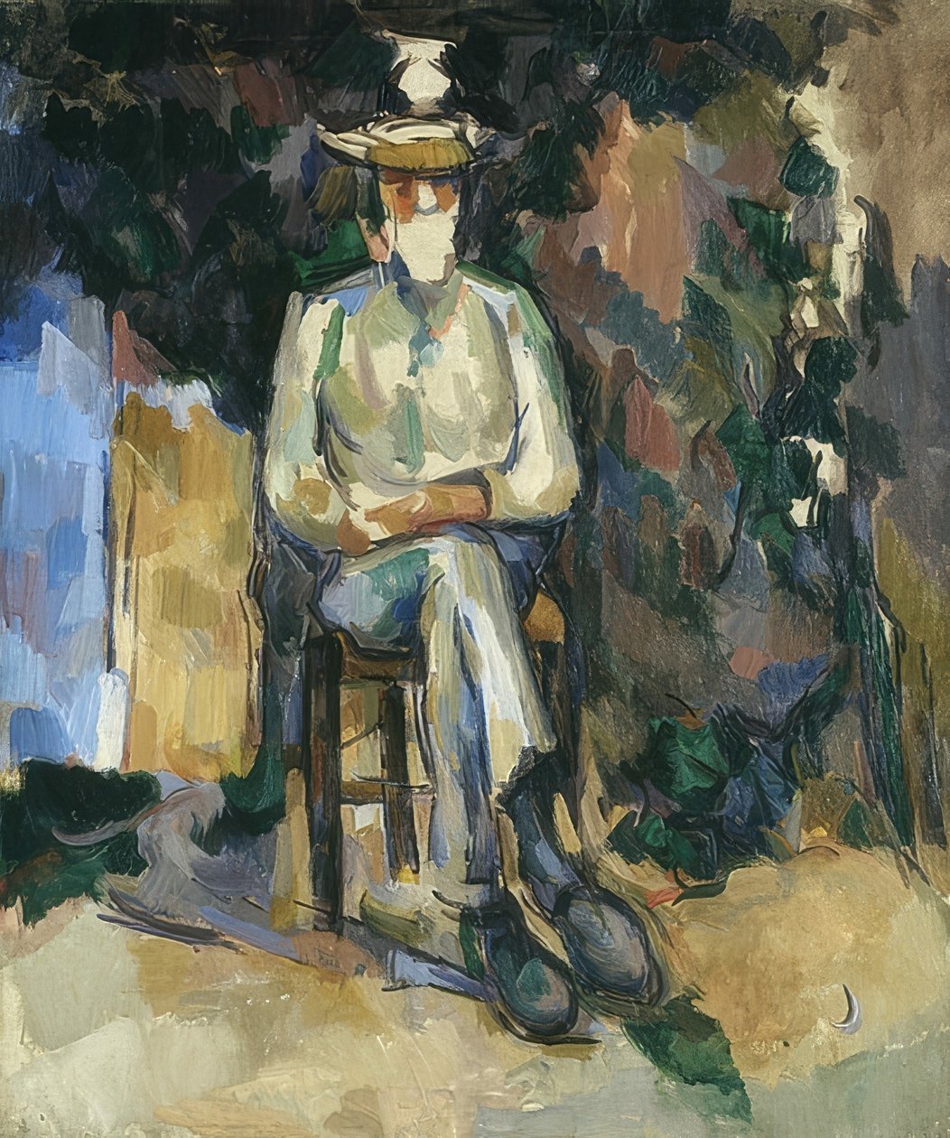 Gartneren Vallier (Der Gärtner Vallier). 1906 af Paul Cézanne