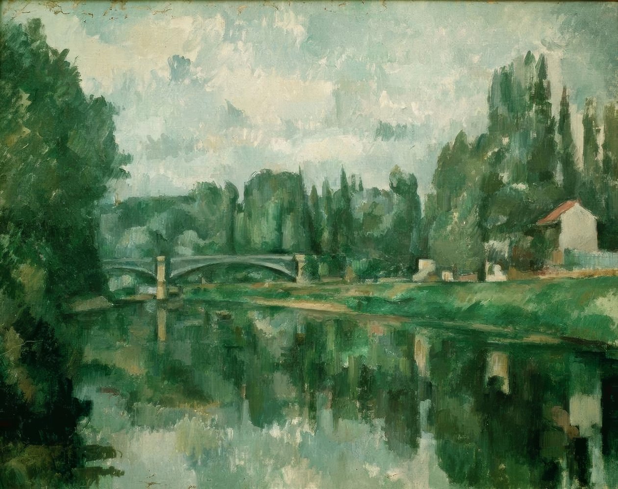 Le Pont de Creteil (broen over Marne, i Creteil af Paul Cézanne
