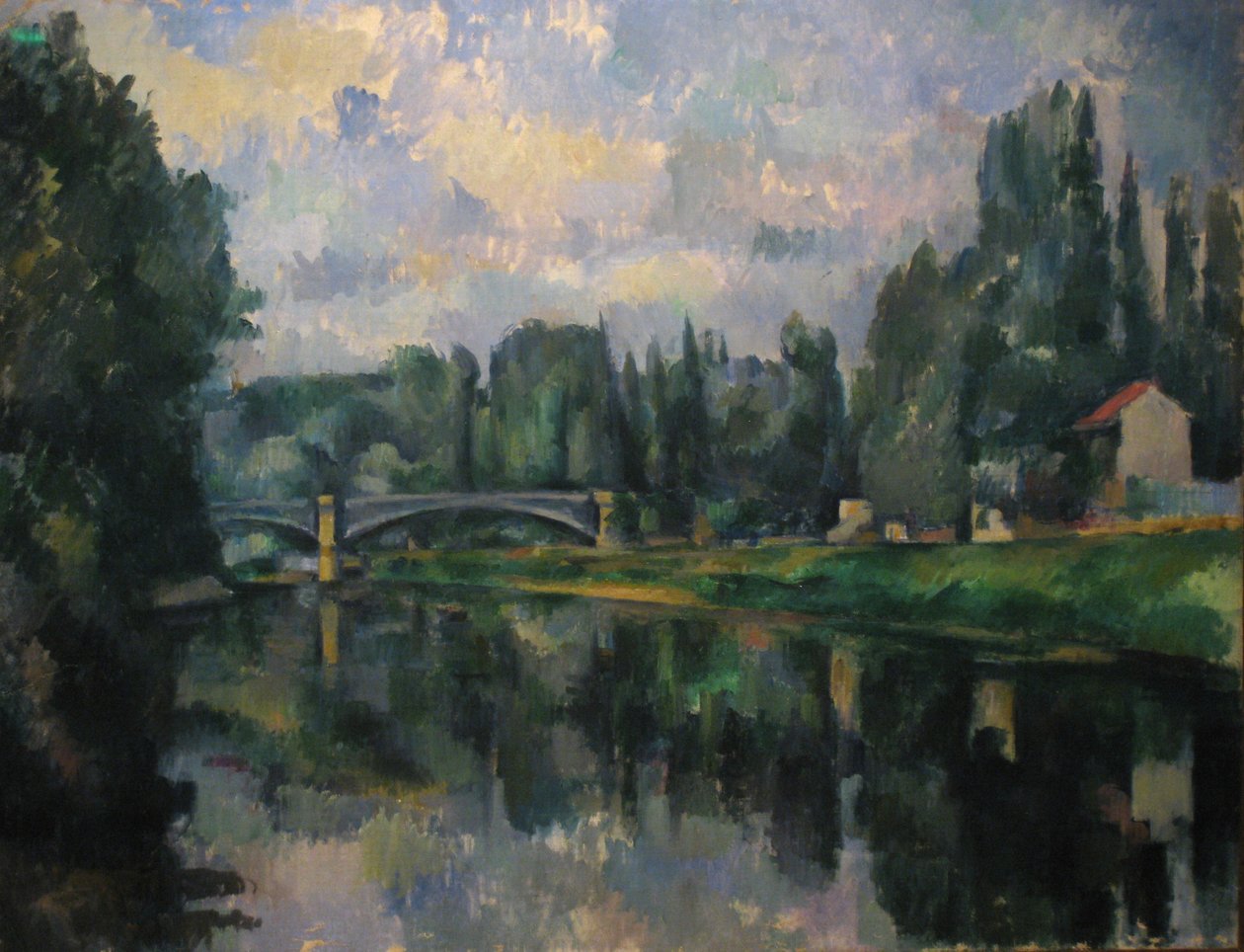 Broen over Marne ved Créteil af Paul Cézanne