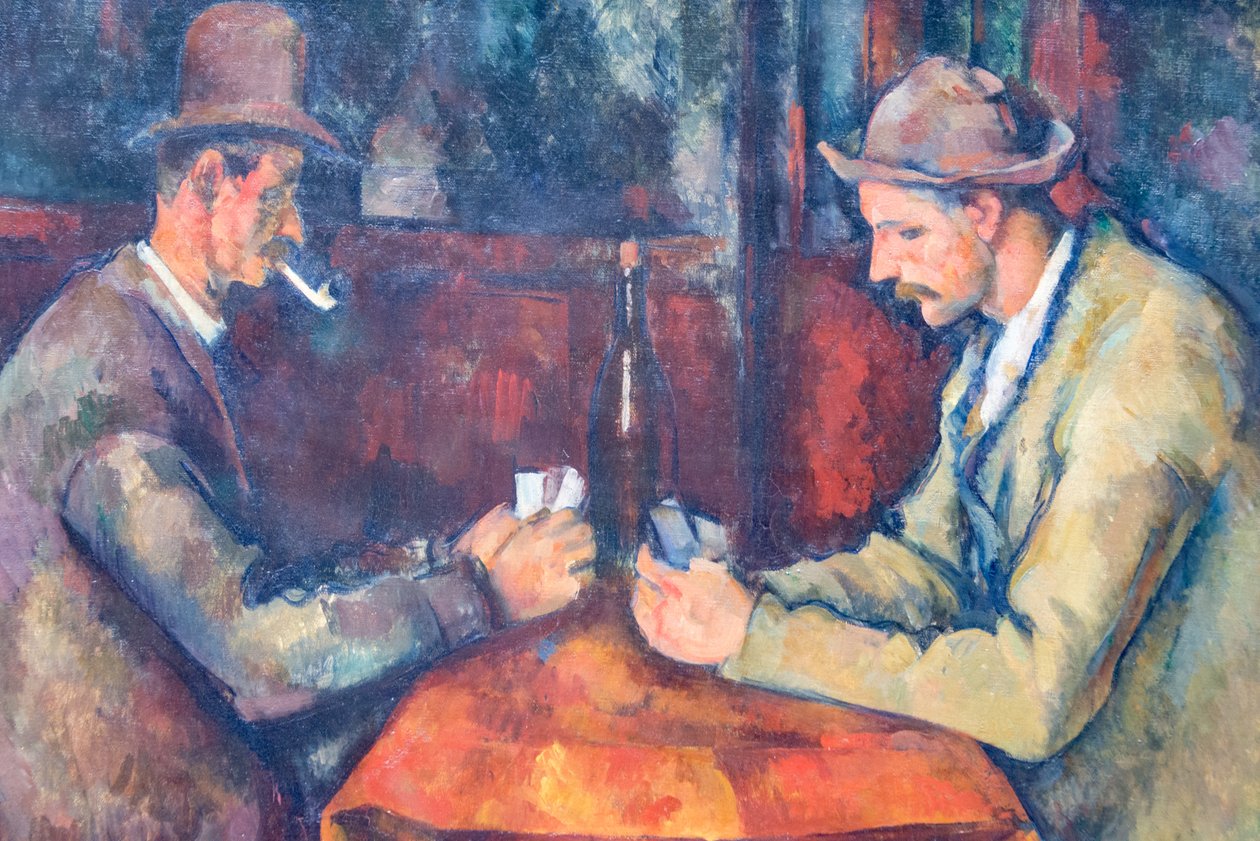 Kortspillerne, af Cézanne, Musée d