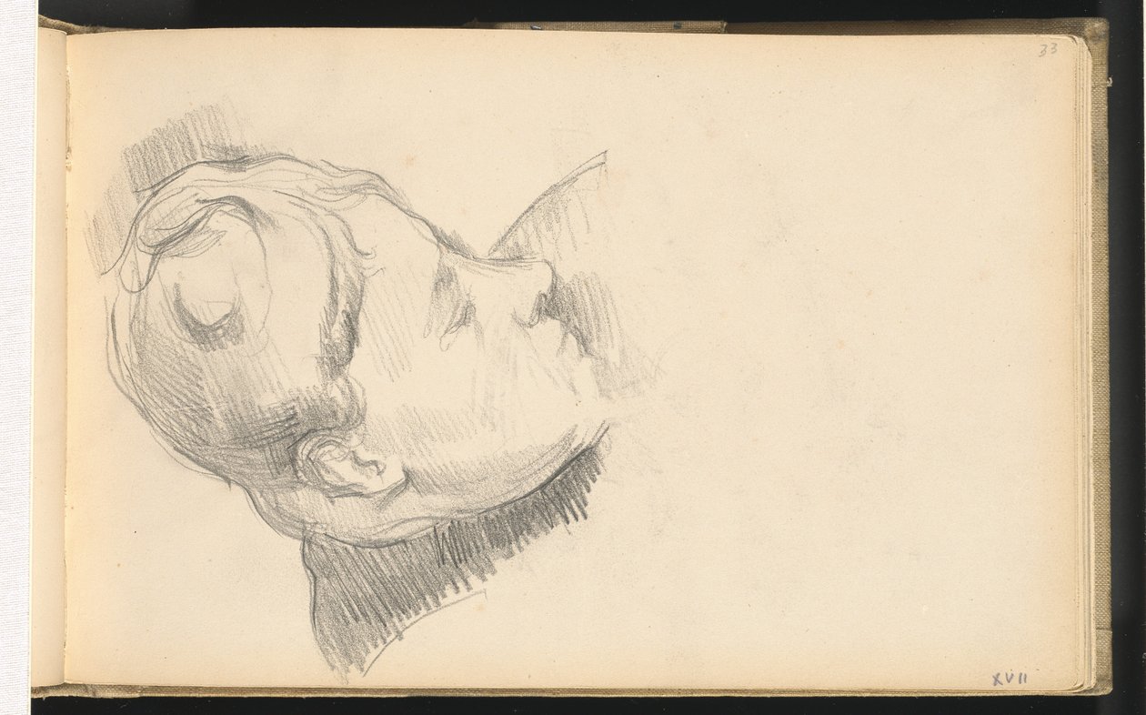Madame Cézanne med hovedet sænket af Paul Cézanne