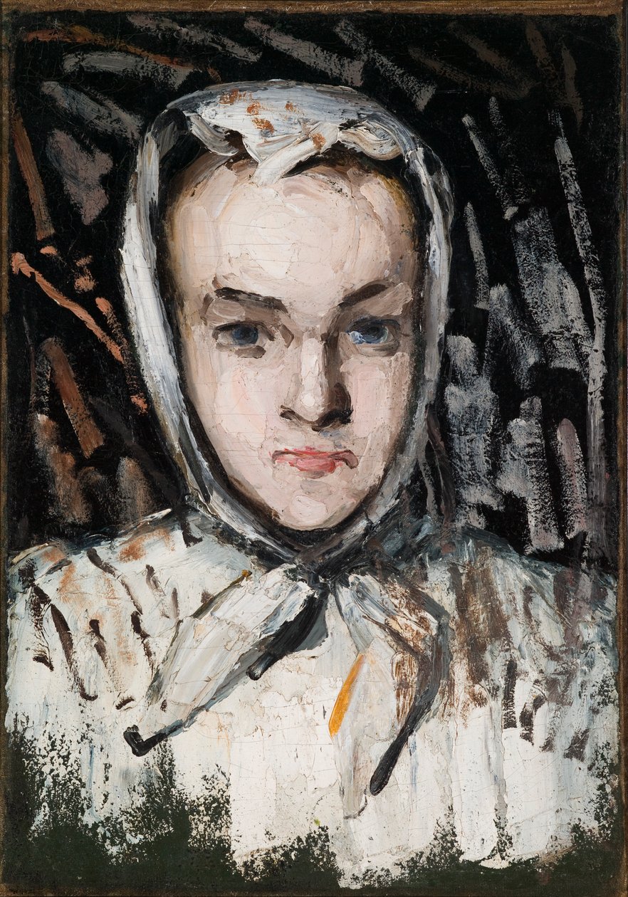 Marie Cézanne, kunstnerens søster (recto), kunstnerens mor (verso) af Paul Cézanne