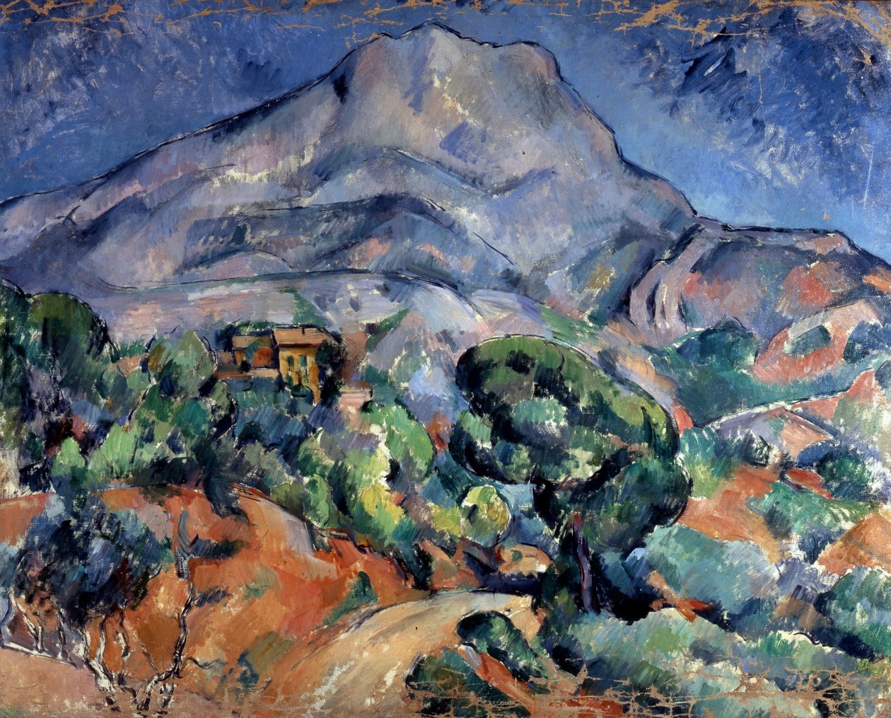 Mount Sainte-Victoire, 1896-1898 af Paul Cézanne