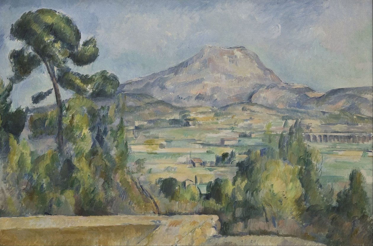 Montagne Sainte-Victoire, c. 1890 af Paul Cézanne